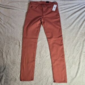 Ag Adriano Goldschmied Vibrant Coral Pants